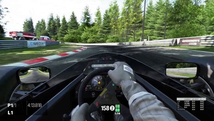 Project Cars Nurburgring TT Lotus 98T lap + setup 5:48:211