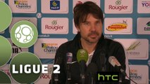 Conférence de presse Chamois Niortais - Paris FC (2-1) :  (CNFC) - Jean-Luc VASSEUR (PFC) - 2015/2016