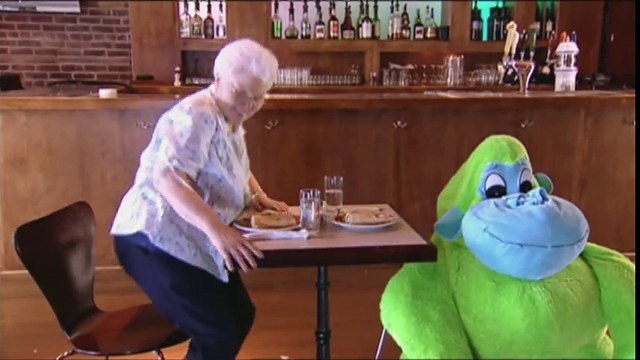 Granny Dates her Stuffed Animal - Throwback Thursday
