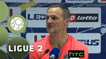 Conférence de presse FC Sochaux-Montbéliard - Havre AC (1-0) : Albert CARTIER (FCSM) - Bob BRADLEY (HAC) - 2015/2016