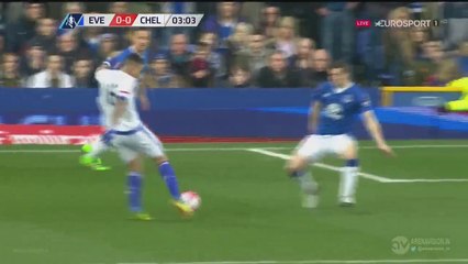 Kenedy Super Chance - Everton v. Chelsea (FA Cup) 12.03.2016 HD