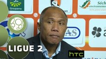 Conférence de presse Stade Lavallois - RC Lens (1-1) : Denis ZANKO (LAVAL) - Antoine  KOMBOUARE (RCL) - 2015/2016
