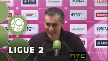 Conférence de presse Evian TG FC - Dijon FCO (1-2) : Romain REVELLI (EVIAN) - Olivier DALL'OGLIO (DFCO) - 2015/2016