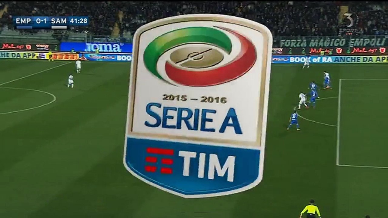 0-1 Fabio Quagliarella Goal Italy  Serie A - 12.03.2016, Empoli FC 0-1 Sampdoria