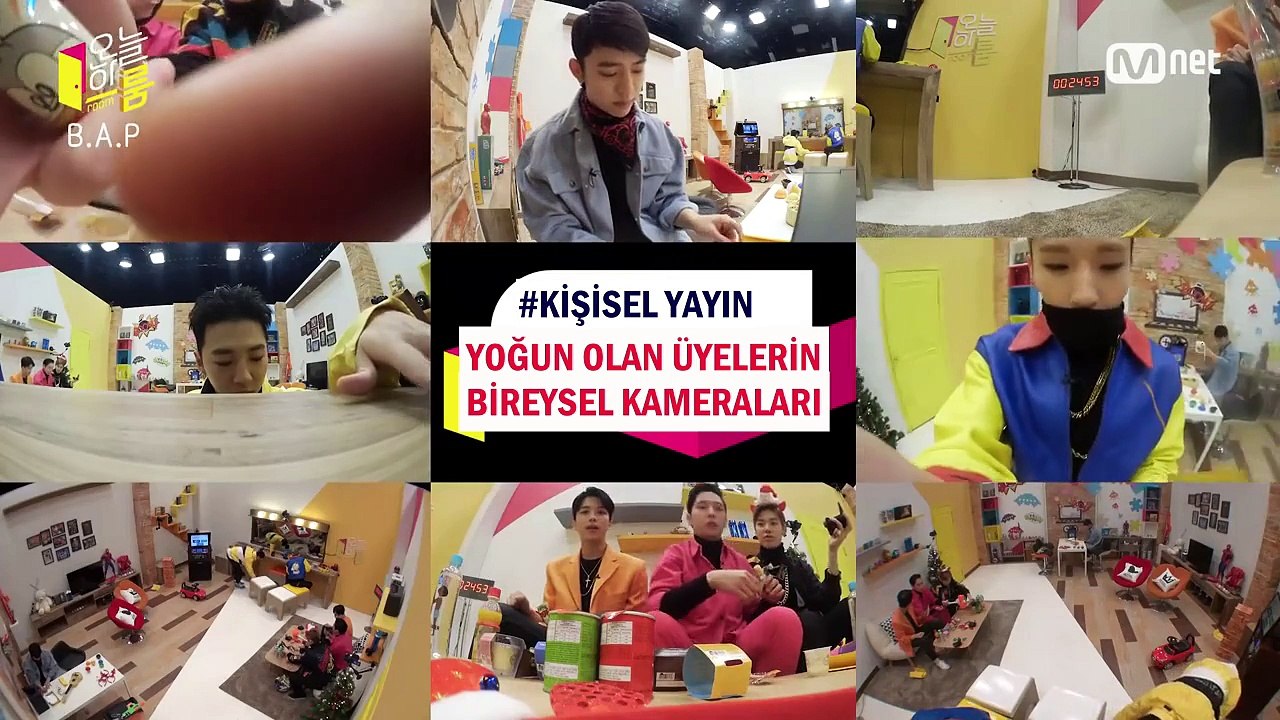 [Today′s Room] B.A.P's Individual Cam Now ON-AIR! [Türkçe Altyazılı]