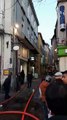 Aubagne : un immeuble en feu en plein centre-ville