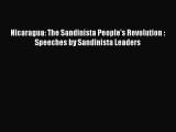 [PDF] Nicaragua: The Sandinista People's Revolution : Speeches by Sandinista Leaders [Read]