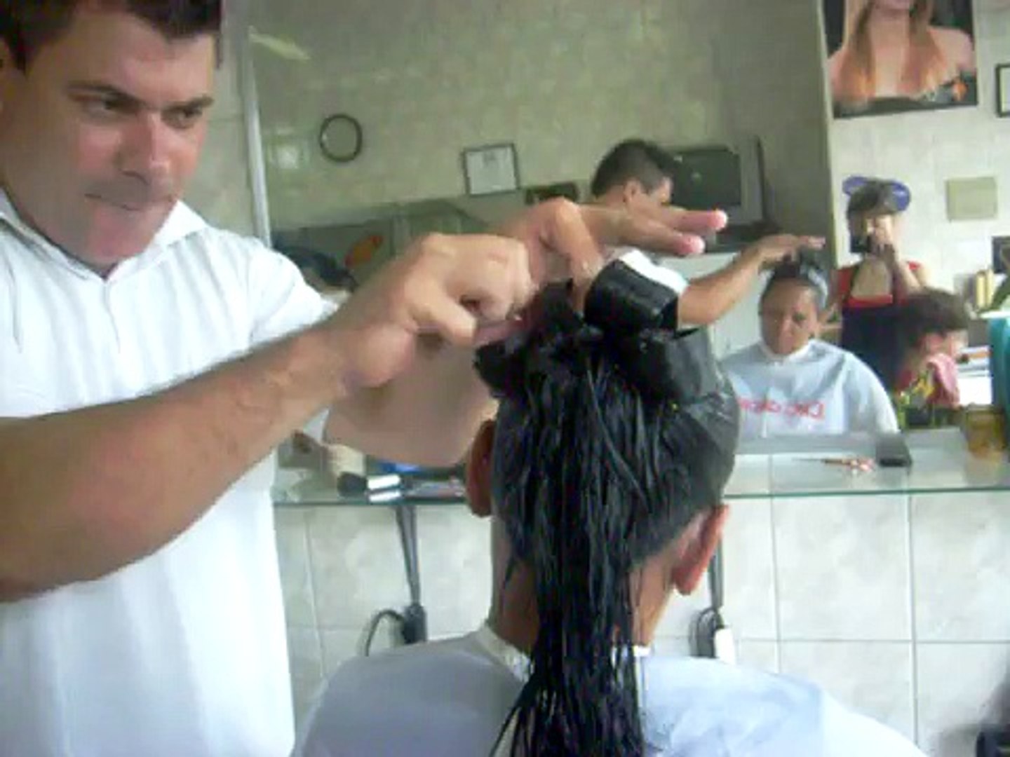 penteado de festa coque flor parte 2 - video Dailymotion