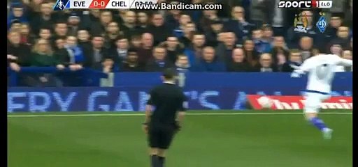 Diego Costa Fantastic Shoot | Everton - Chelsea 12.03.2016 HD