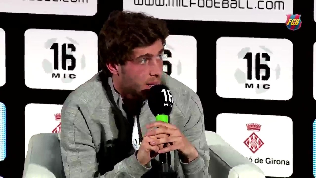 Sergi Roberto presenta el MIC 2016 [ESP]