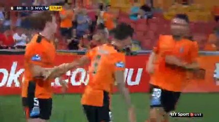 Jamie Maclaren Goal - Brisbane Roar 1 - 0 Melbourne Victory - 12-03-2016