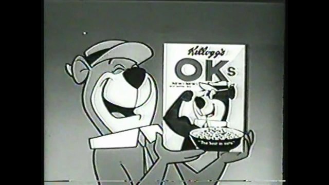 Kelloggs OKs Commercial with Yogi Bear (Early 60s)
