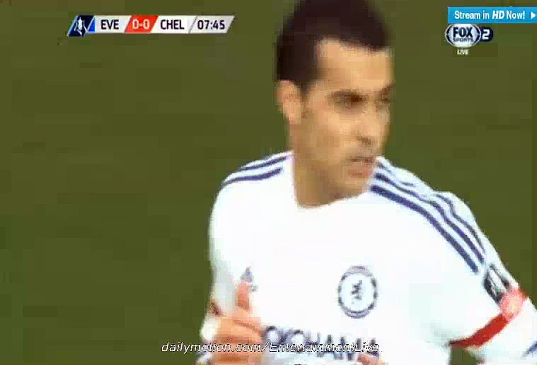 Diego Costa incredible MISS Everton 0-0 Chelsea FA CUP