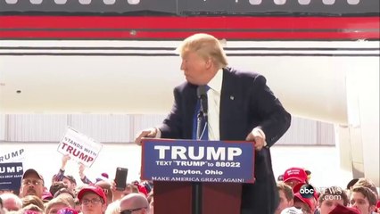 Attempted attack on Donald Trump at Dayton Ohio March 12, 2016