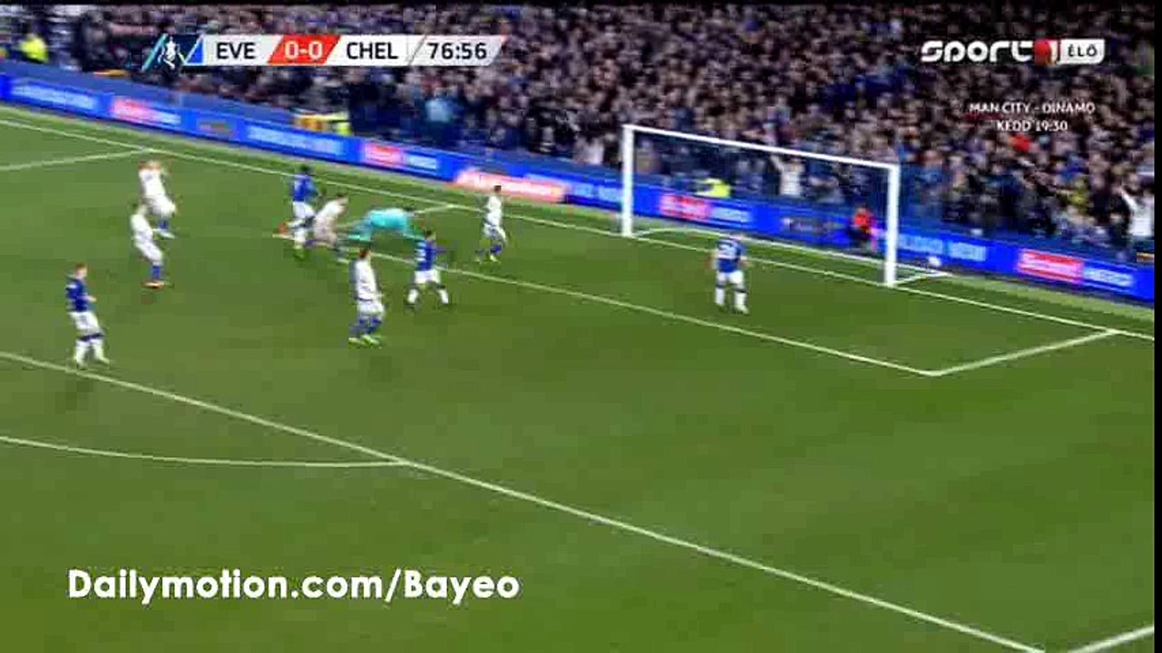 Romelu Lukaku Goal HD - Everton 1-0 Chelsea - 12-03-2016 FA Cup