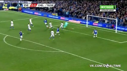 Romelu Lukaku Goal - Everton 1 - 0 Chelsea - 12/03/2016