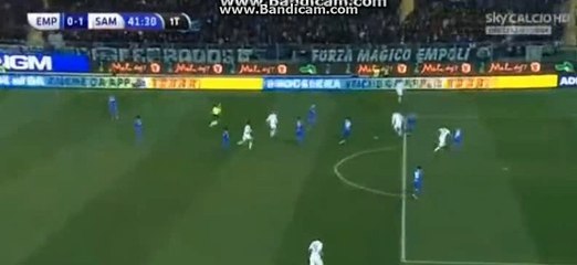 BEAUTIFUL goal Fabio Quagliarella - Empoli 0- 1 Sampdoria - 12.03.2016