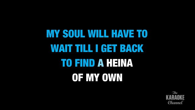 Santeria in the Style of Sublime karaoke video with lyrics (no lead vocal)