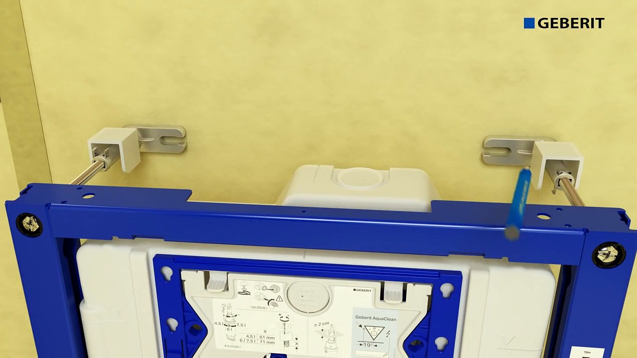 Geberit Duofix PEX Sigma Cistern 12cm Installation