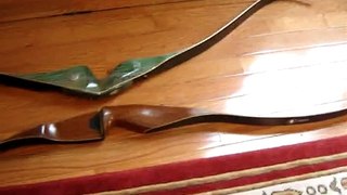 Vintage Bear Recurve Bows Grizzly and Kodiak Flea Market Find