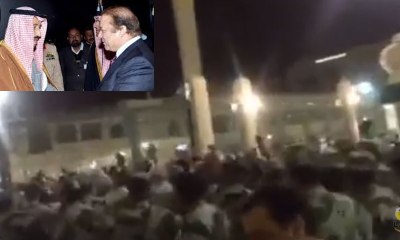 What Pakistanis did with PM Nawaz in Madina Munawwara ? watch