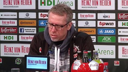Peter Stöger zu Leonardo Bittencourt: "Positiver Charakter" | Hannover 96 - 1. FC Köln 0:2