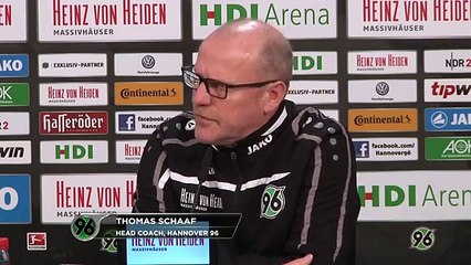 Thomas Schaaf konsterniert: "Sind mega enttäuscht" | Hannover 96 - 1. FC Köln 0:2