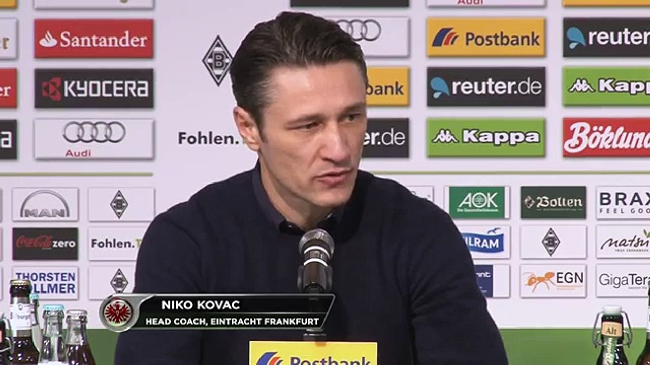 Niko Kovac: 'Das reicht nicht für Bundesliga' | Borussia M'Gladbach - Eintracht Frankfurt 3:0