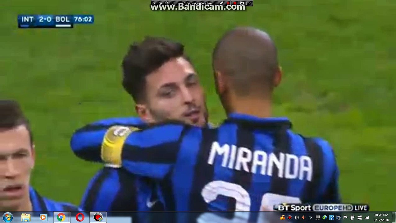 Amazing GOAL- De-Ambrosio-2-0-Inter-Bologna-HD-12.03.2016