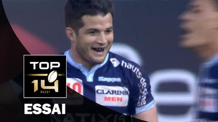 TOP 14 – Stade Français - Racing 92 : 16-34 Essai Brice DULIN (RAC) – J18 – saison 2015-2016