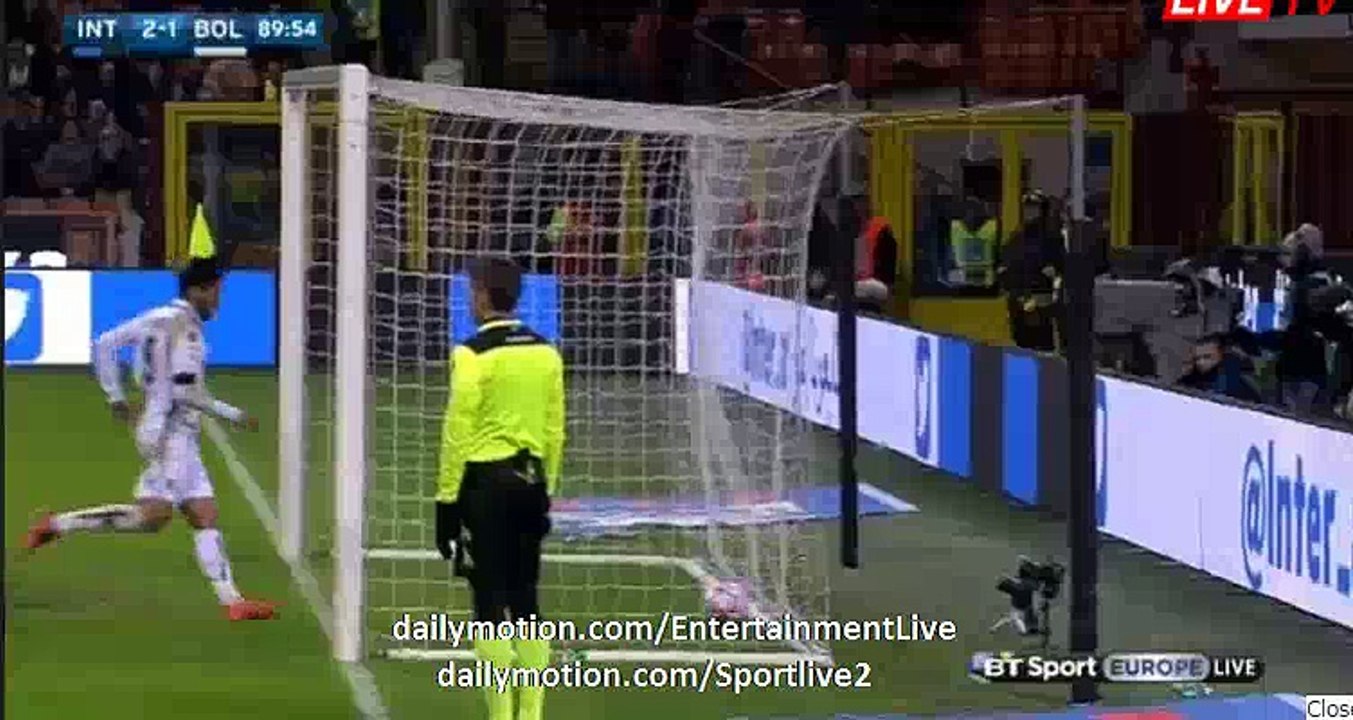 Franco Brienza Goal HD - INTER 2-1 Bologna Serie A