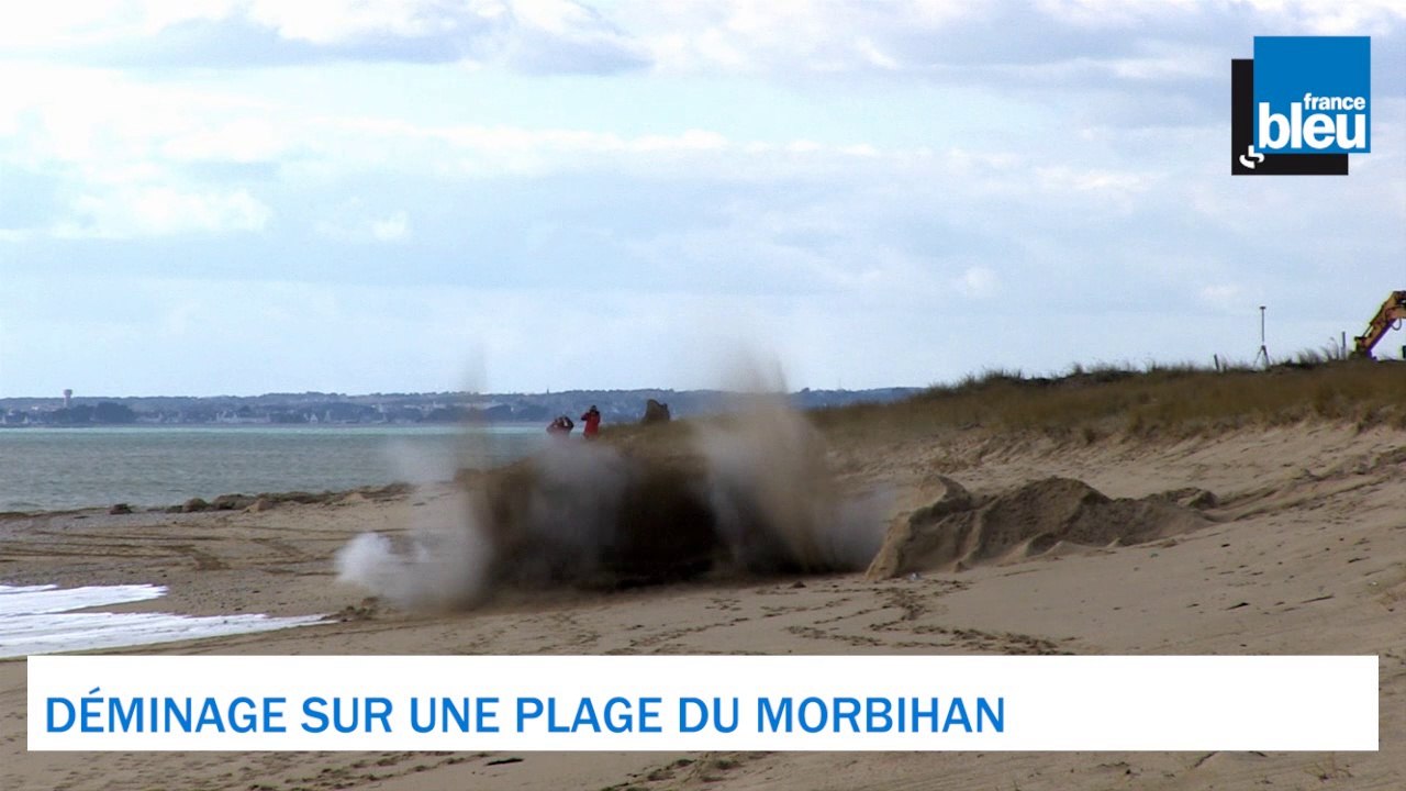 JOURNAL DE LA MER | Opération déminage sur une plage du Morbihan