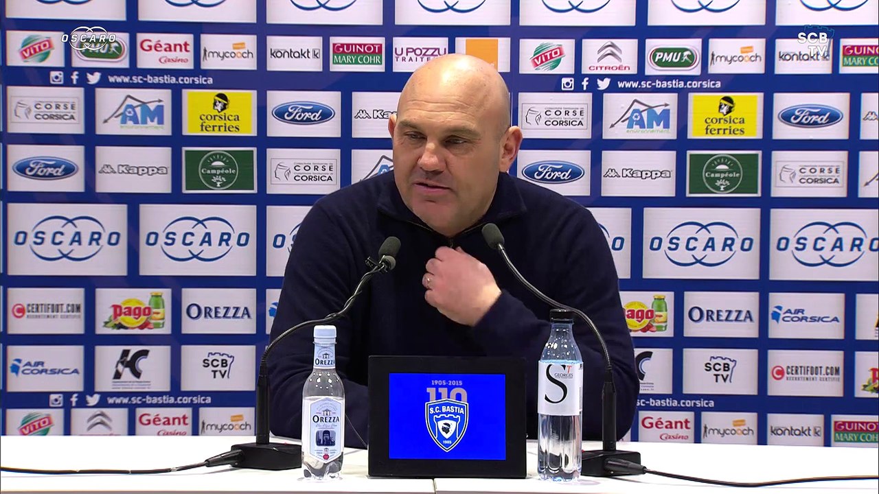 Bastia 1-2 Lille : Conf. d'après-match de F. Antonetti