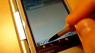 Sharp Zaurus Kanji Handwriting Recognition