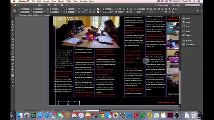 DOUBLE PAGE SPREAD EDITING PROCESS
