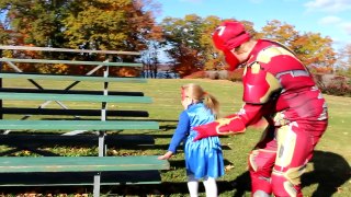 Spidergirl vs Venom vs Iron Man in Real Life! Little Spiderman Battles Venom For Kinder Eg