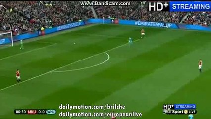 Marcus Rashford Incredible Shot | Manchester United - West Ham FA CUP 13.03.2016 HD