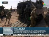 EE.UU. y Surcorea realizan ejercicios militares en frontera norcoreana