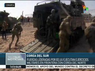EE.UU. y Surcorea realizan ejercicios militares en frontera norcoreana