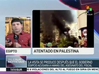 Delegación de Hamas viaja a Egipto en relación al asesinato de fiscal