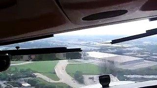 Cessna Cockpit Palwaukee Landing