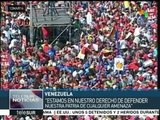Pde. Maduro: Venezuela rechaza cualquier amenaza de EE.UU.