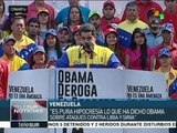 Pdte. Maduro: Son hipocresía los dichos de Obama sobre Libia y Siria
