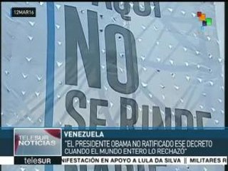 Pdte. Maduro: Infame, el decreto de EE.UU. contra Venezuela