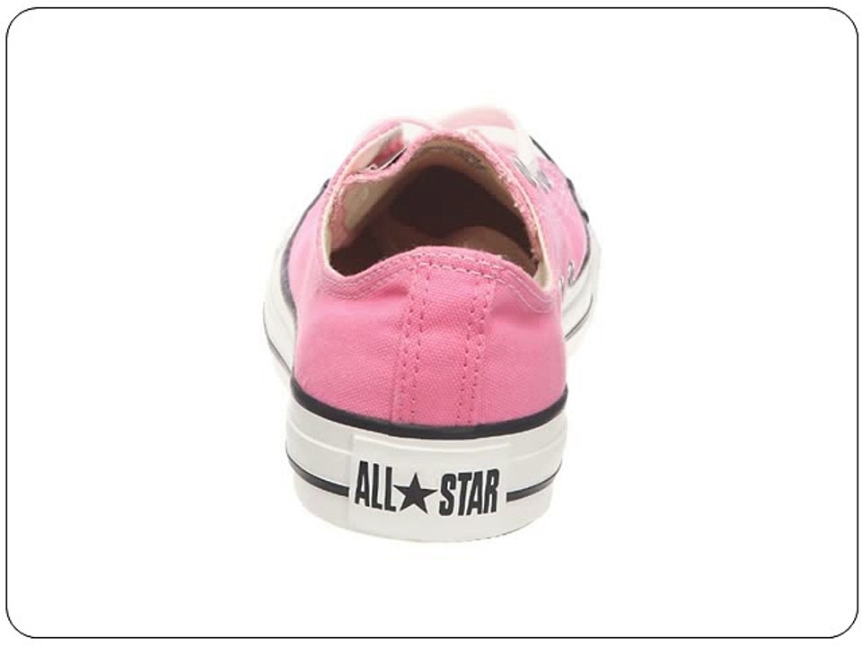 Converse All Star OX - Zapatillas de deporte de lona, unisex, color rosa (rosa), talla 37.5