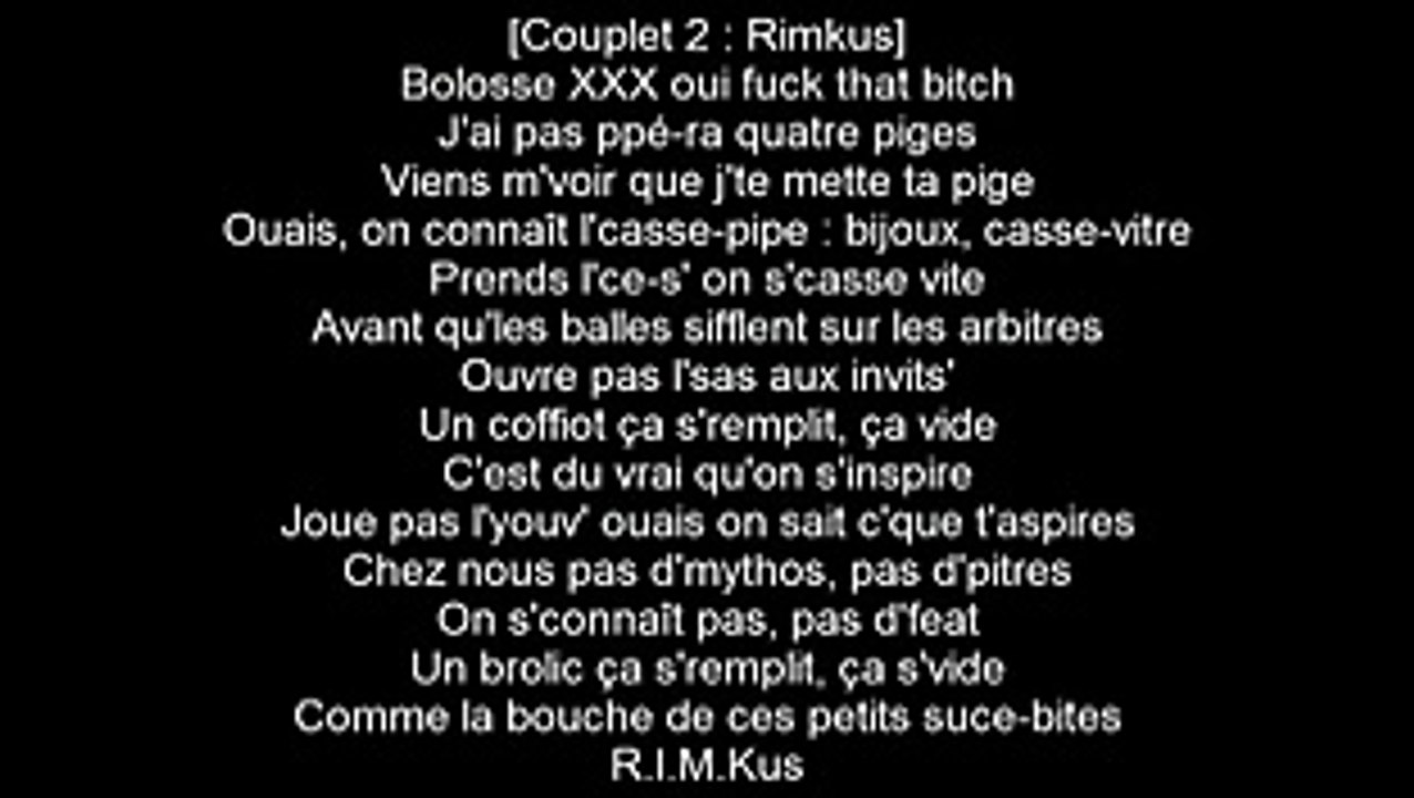 Lacrim on y est feat Sch &walid parole lyrics
