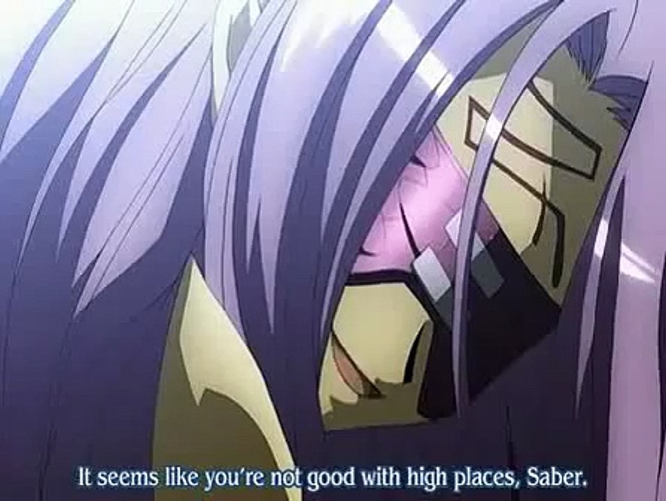 Fate stay night flight scene