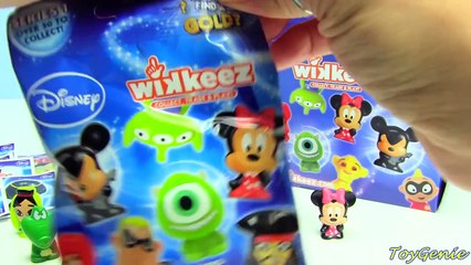 Disney Wikkeez Blind Bags 50+ To Collect Plus Gold Rockstar Mickey