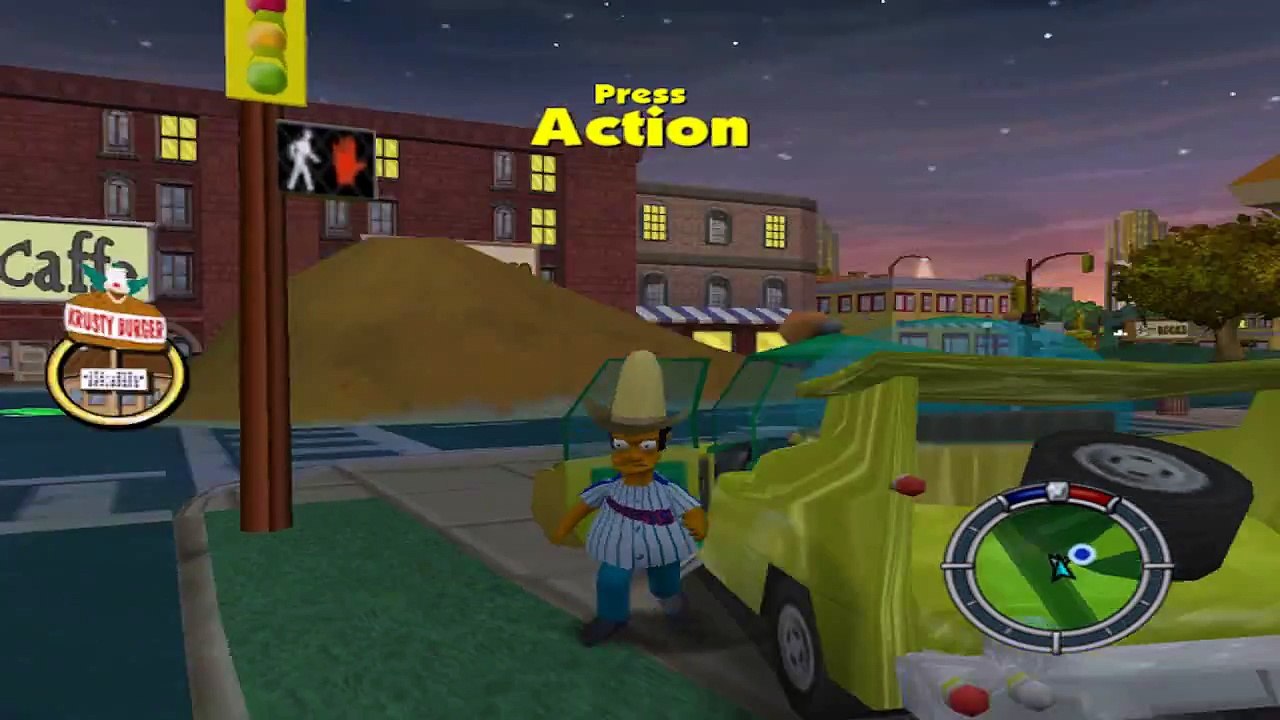 The Simpsons Hit and Run Walkthrough - Level 5 - Mission 4 -This little piggy [HD]