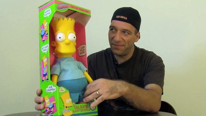 Retro Talking Bart Simpson Plush (1990)